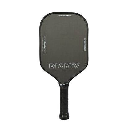 RIAICY Pickleball Paddles Raw Carbon Fiber Surface Pickleball Rackets 5.0 Extended Sweet Spot Carbon Fiber Surface Increases Spin