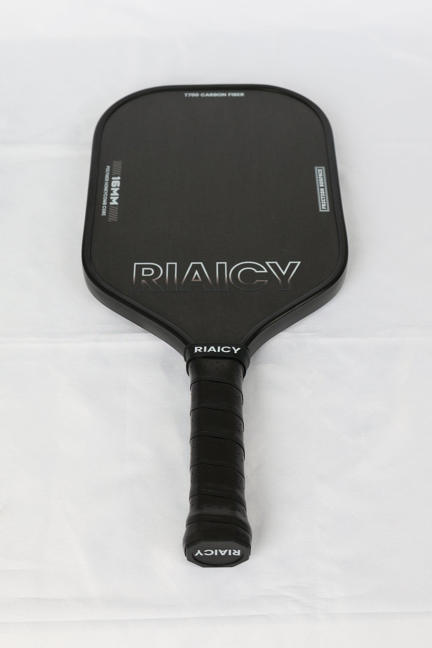 RIAICY Pickleball Paddles Raw Carbon Fiber Surface Pickleball Rackets 5.0 Extended Sweet Spot Carbon Fiber Surface Increases Spin