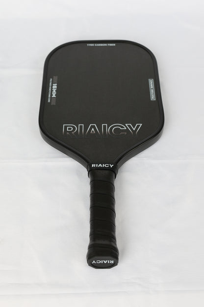 RIAICY Pickleball Paddles Raw Carbon Fiber Surface Pickleball Rackets 5.0 Extended Sweet Spot Carbon Fiber Surface Increases Spin