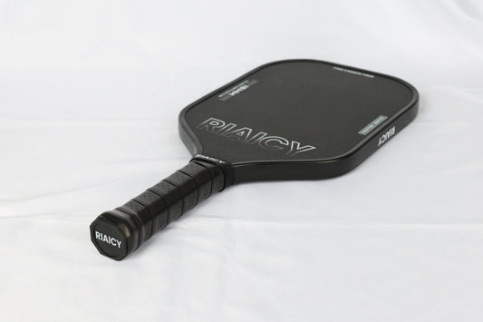 RIAICY Pickleball Paddles Raw Carbon Fiber Surface Pickleball Rackets 5.0 Extended Sweet Spot Carbon Fiber Surface Increases Spin
