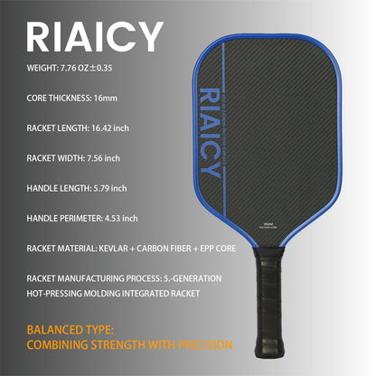 RIAICY Pickleball Rackets for Adults Pickleball Paddles Provides Powerful Offensive Output, Suitable for Offensive Players